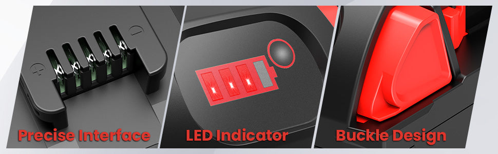 Stairlie WK18 battery protection and LED indicator features