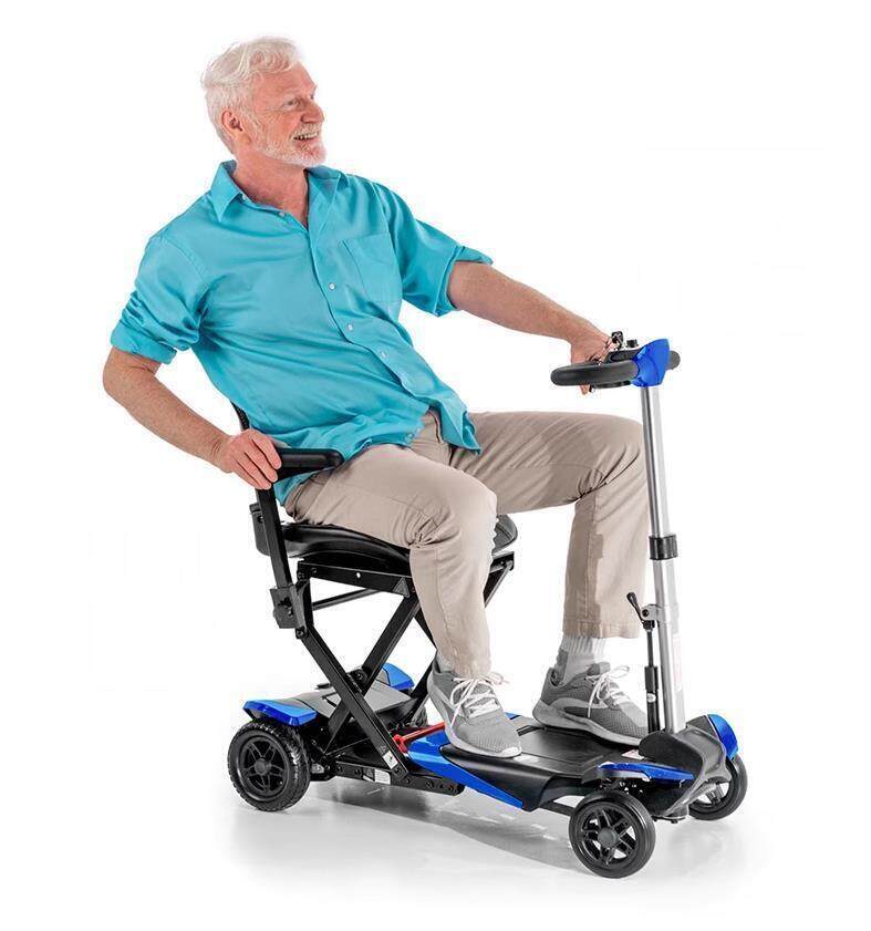Smart remote control folding scooter exact product image 04
