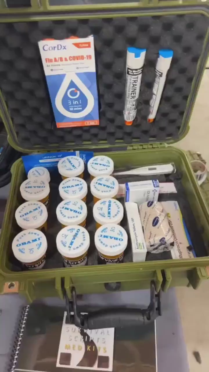 Emergency Disaster Preparedness and First Aid Kit demonstration